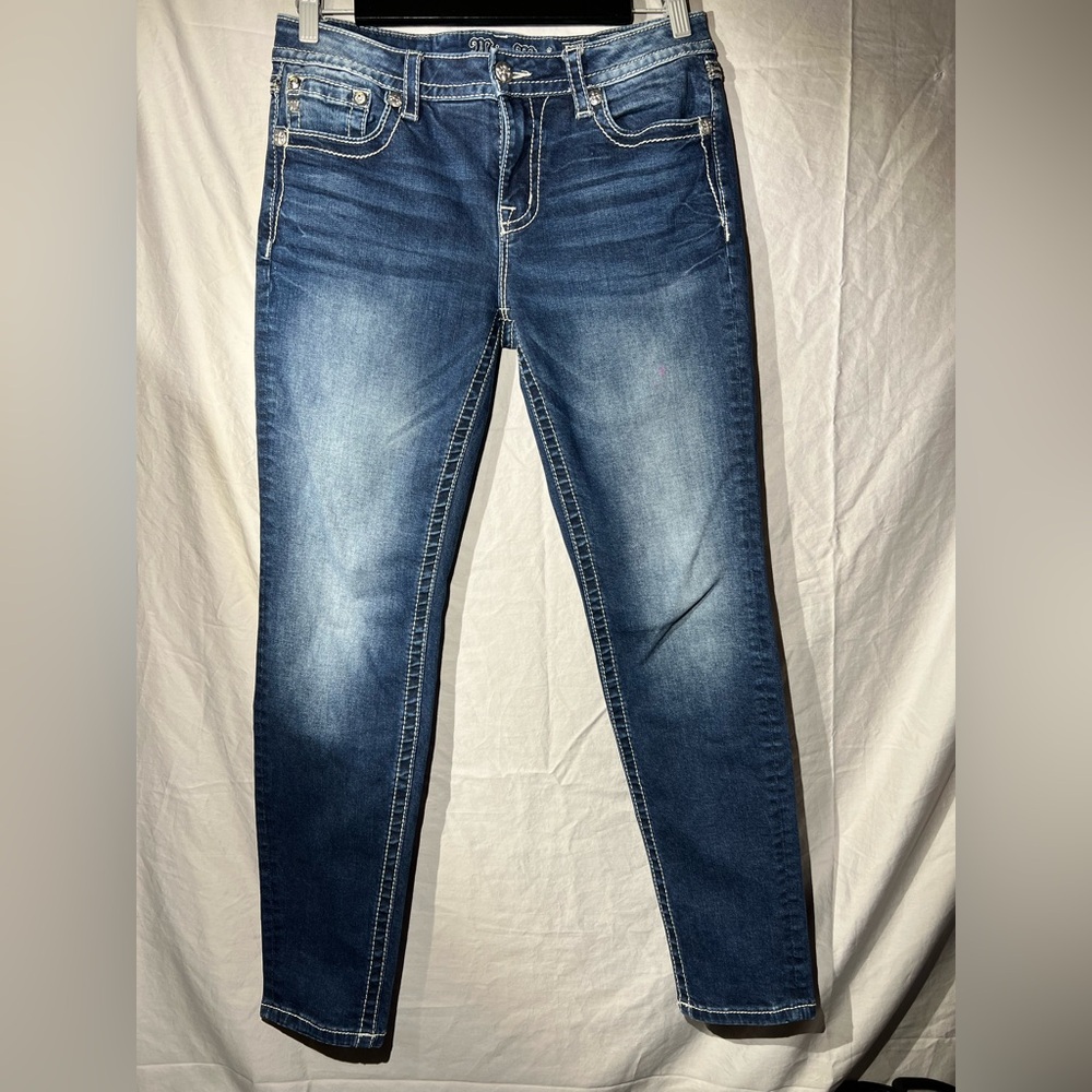 Miss Me Dark Blue Skinny Jeans
